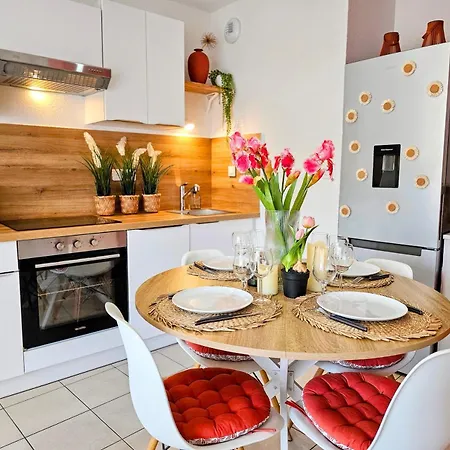 Le Palma, Superbe Renove, Terrasse, Climatisation Et Parking Prive Apartmán