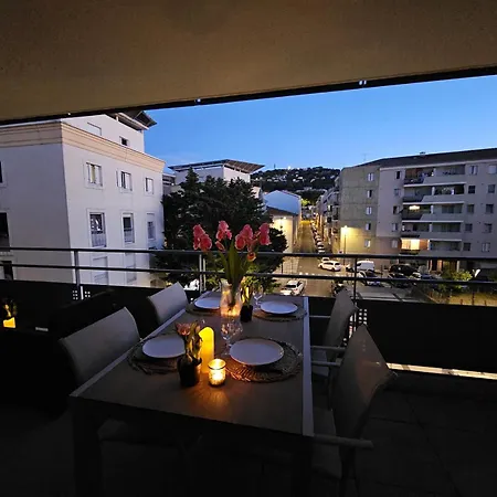 Le Palma, Superbe Renove, Terrasse, Climatisation Et Parking Prive Apartmán Sète