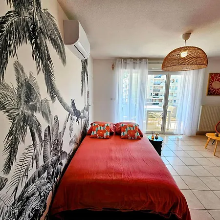 公寓 Le Palma, Superbe Renove, Terrasse, Climatisation Et Parking Prive